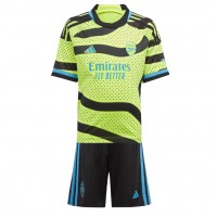 Billiga Arsenal Emile Smith Rowe #10 Barnkläder Borta fotbollskläder till baby 2023-24 Kortärmad (+ Korta byxor)